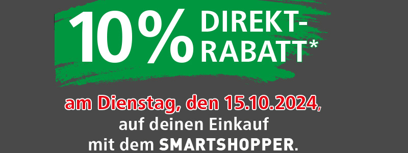 Smartshopper Direktrabatt am 15.10.2024!